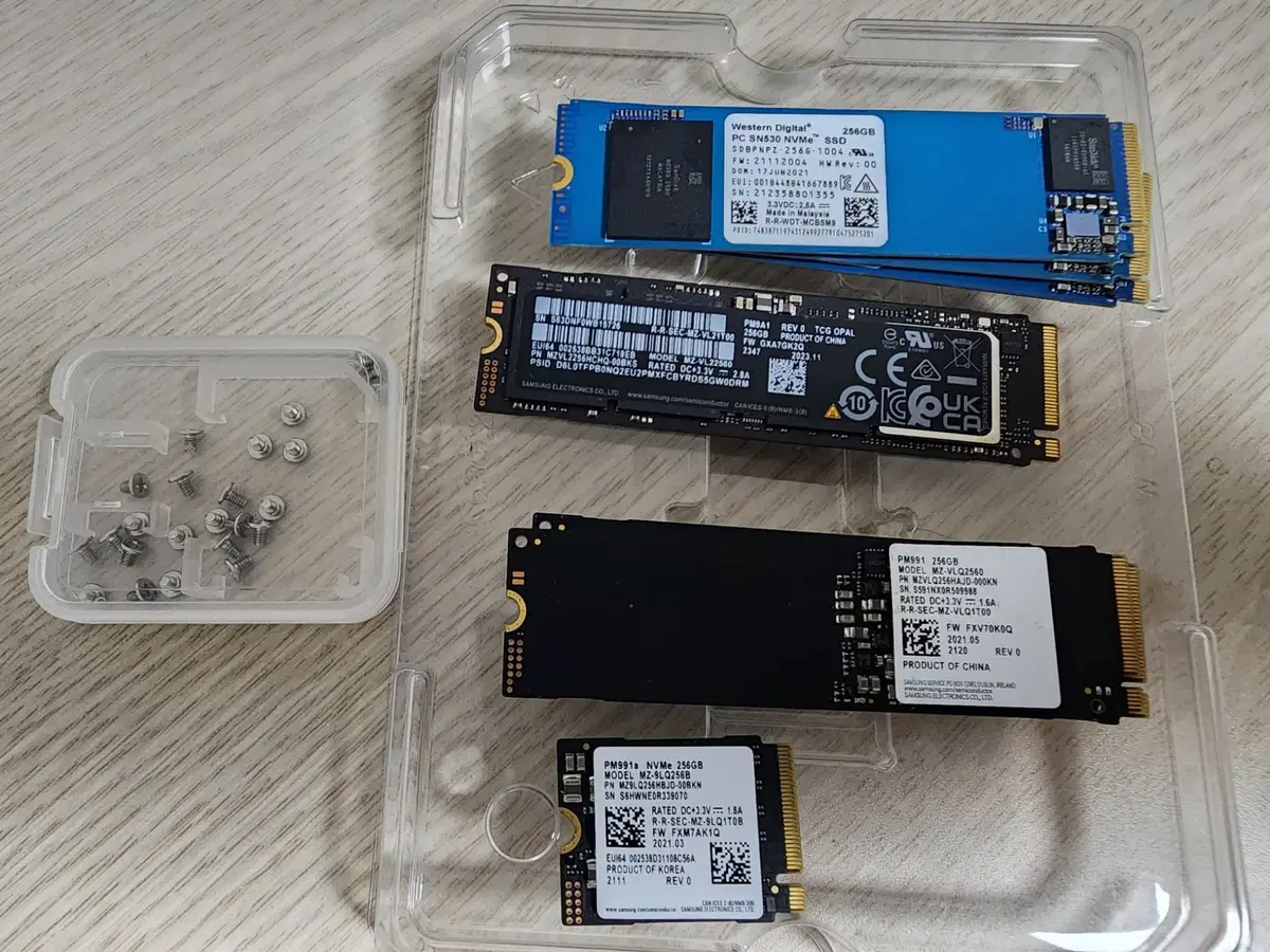 삼성 PM9a1 SSD 256GB 외.. /원도우10, 문서