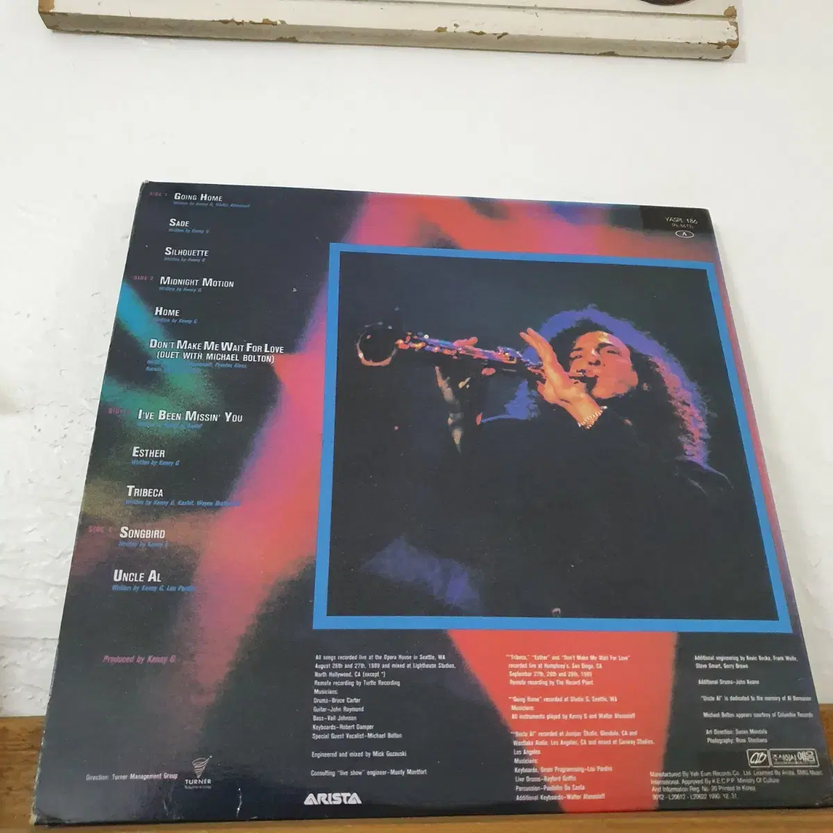 케니지 LIVE  2LP   1990