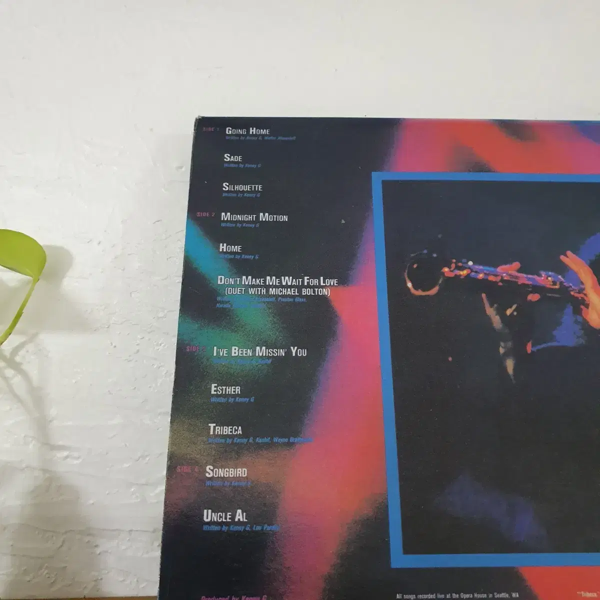 케니지 LIVE  2LP   1990