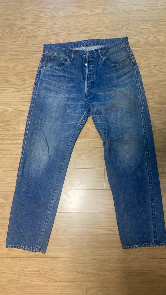 아프레쎄 a.presse Washed Denim Pants E