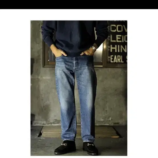 아프레쎄 a.presse Washed Denim Pants E