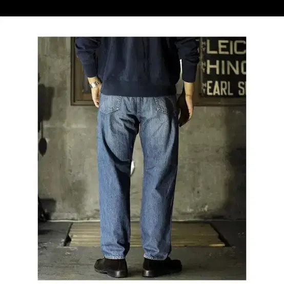 아프레쎄 a.presse Washed Denim Pants E