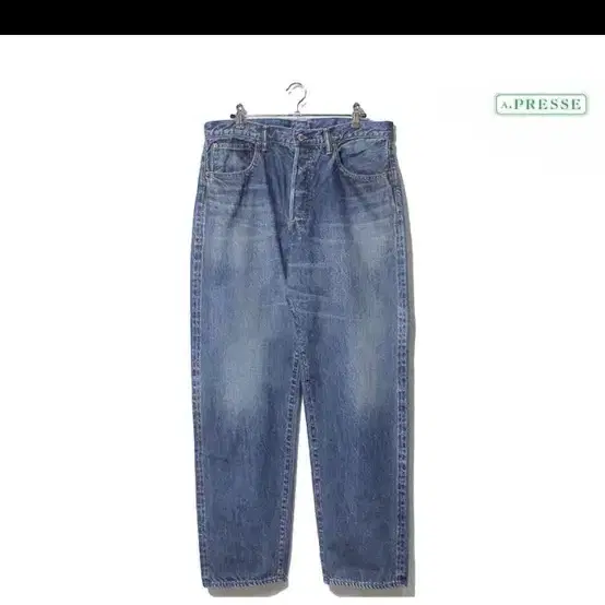 아프레쎄 a.presse Washed Denim Pants E