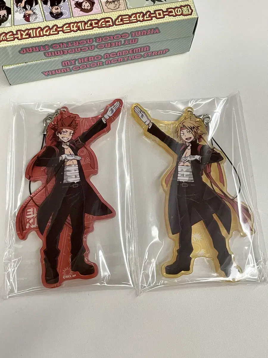 Hiroaka Kirishima Eijiro Kaminari Denki Cheer Team acrylic Strap unsealed