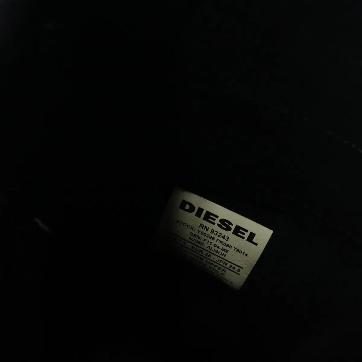 DIESEL 디젤 롱부츠