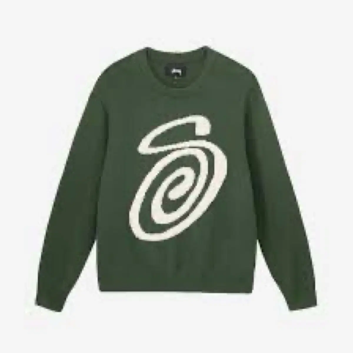 스투시 curly s sweater