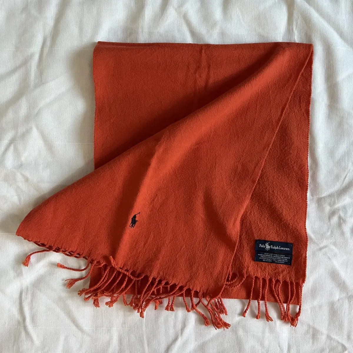 Polo Ralph Lauren cotton  Muffler 이태리제