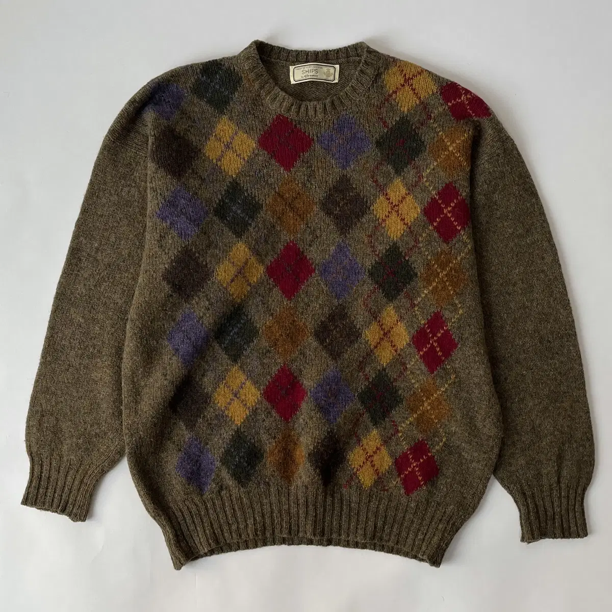 SHIPS Shetland pure wool knit (스코틀랜드제)