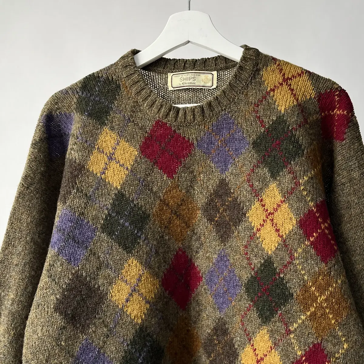 SHIPS Shetland pure wool knit (스코틀랜드제)