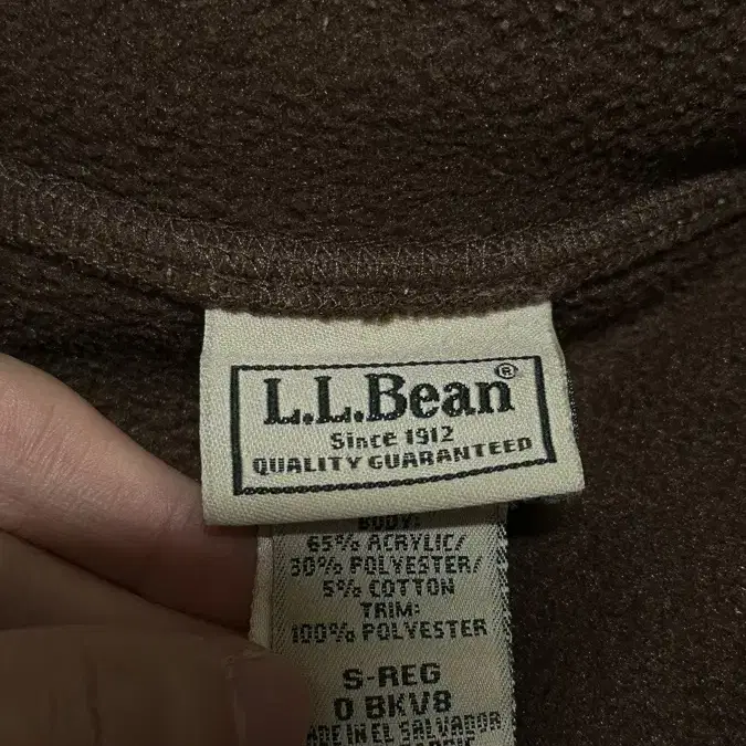 L.L.Bean Pullover fleece zip-up