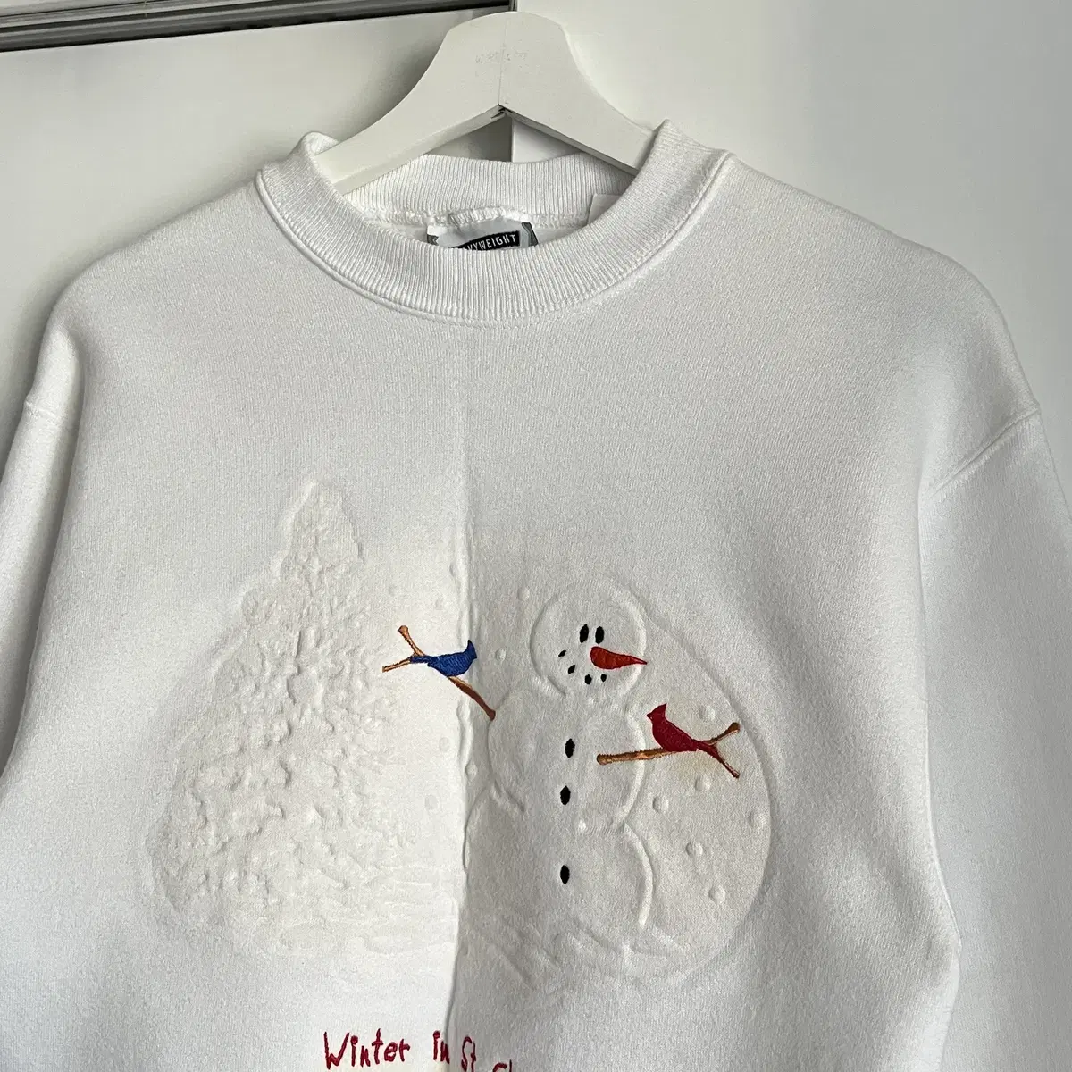 LEE 90's " snowman " Sweatshirt