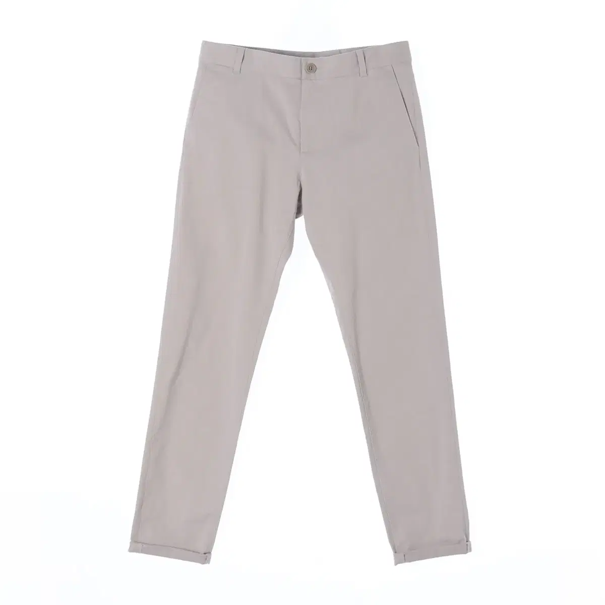 (NEW)[M]Kos Beige Rolled-Up Cotton Chino Pants