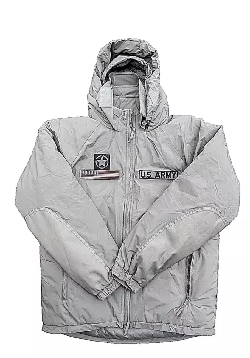 US ARMY 레벨 7 Primaloft ECWCS 파카 그레이, 블랙