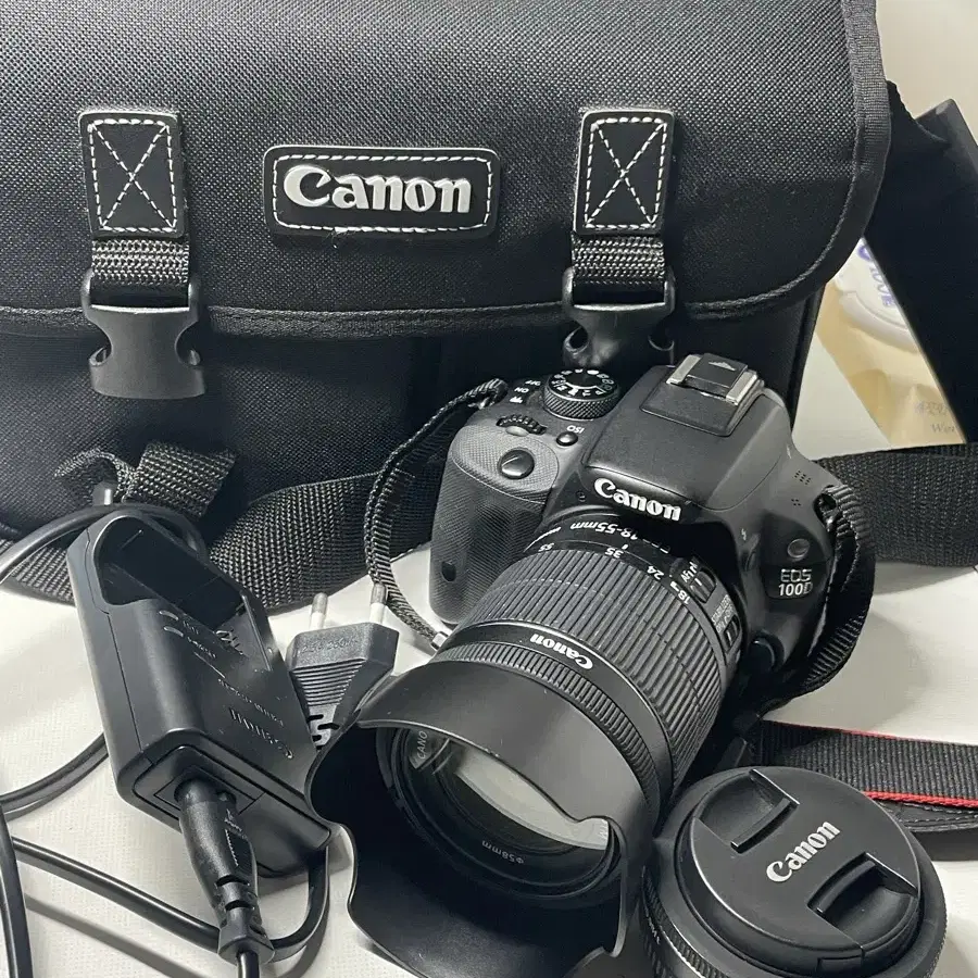 입문자 카메라 추천 캐논 canon 100d 팝니다 / 렌즈 포함