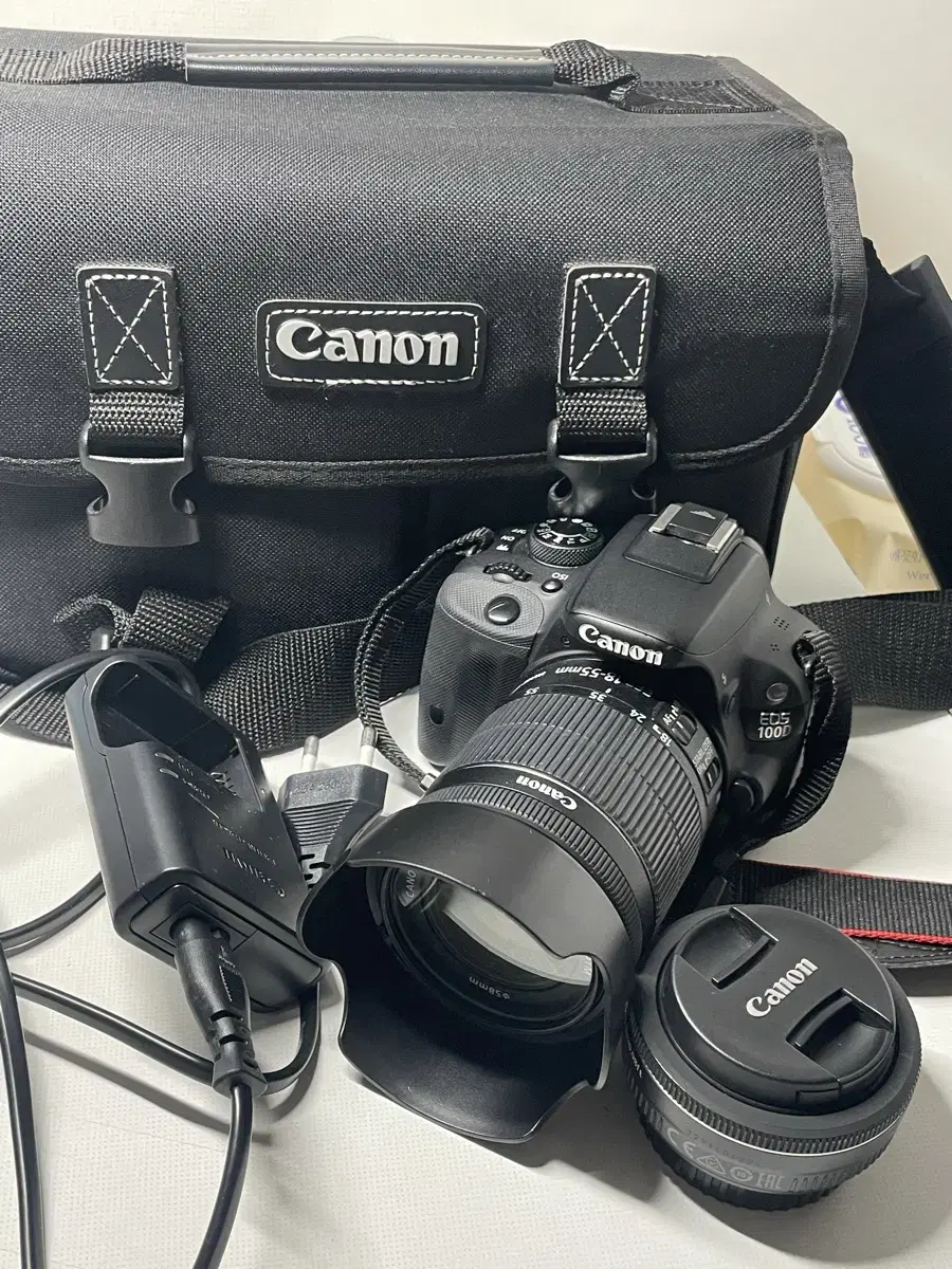 입문자 카메라 추천 캐논 canon 100d 팝니다 / 렌즈 포함