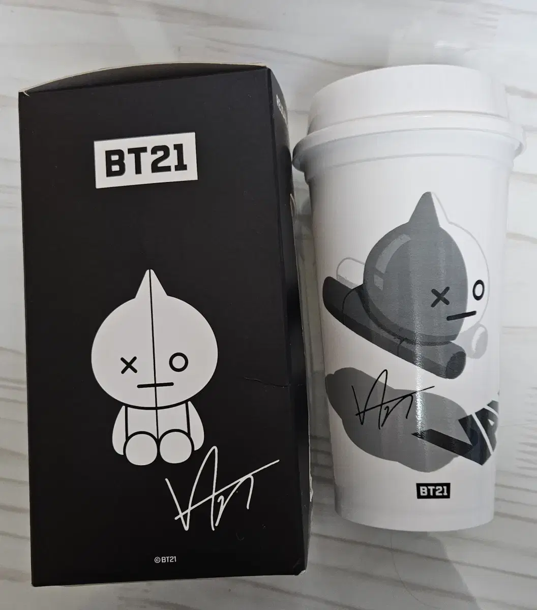 BTS 방탄소년단 BT21 던킨도너츠 리유저블 컵 판매