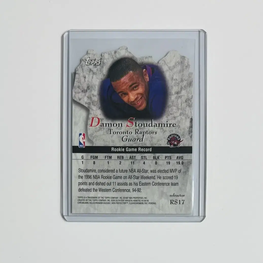 스타더마이어 1997 TOPPS ROCK STARS REFRACTOR