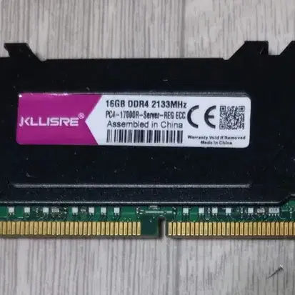 krrisre ddr4 16g 메모리 부품용으로 팝니다