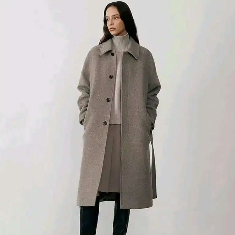 (새상품)던스트 코트판매합니다 .WOOL MAC COAT BELTED U