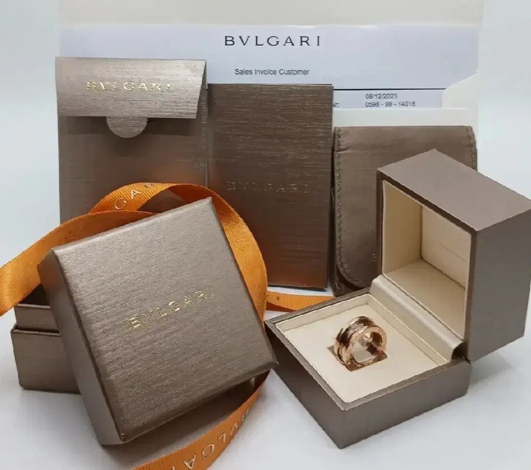 Bulgari Bizarro One 2-Band Bronze Ceramic No. 52