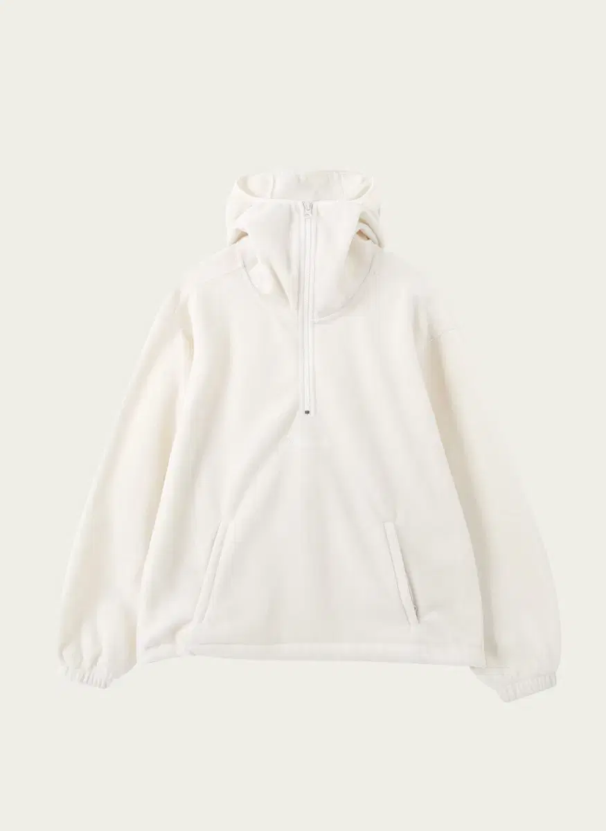 Ribbonlight Mont Fleece Anorak - Ivory