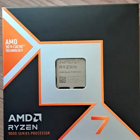 AMD 프로세서 CPU 라이젠7 9800X3D 4.7GHz [8코어 16