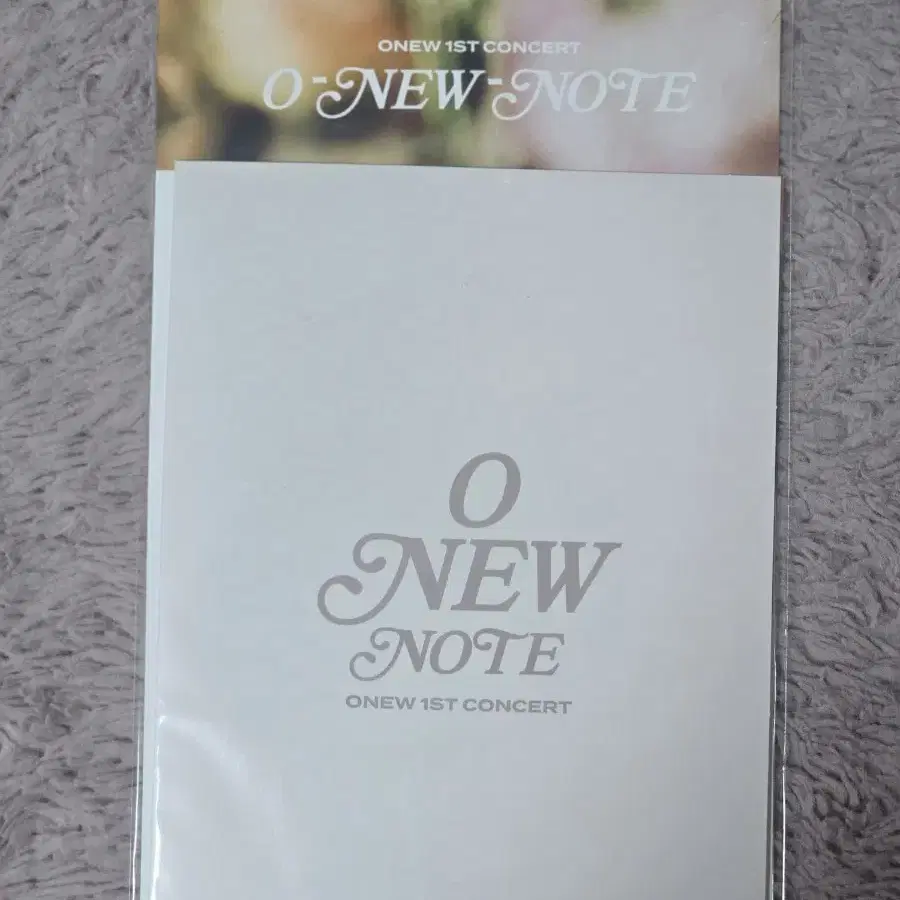 샤이니 온유 onew note 스페셜ar티켓