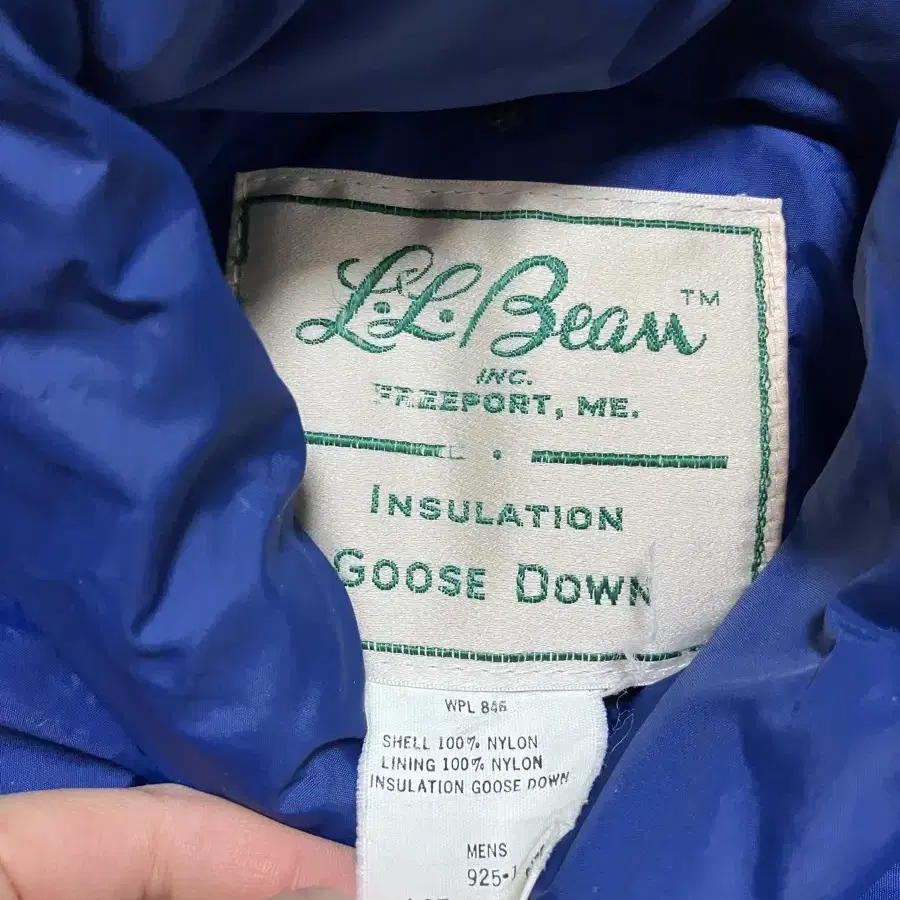 60s l.l.bean L 엘엘빈 푸퍼 vest 패딩 조끼