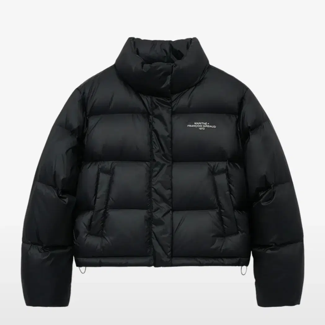 마리떼 W BASIC DUCK DOWN CROP PUFFER black