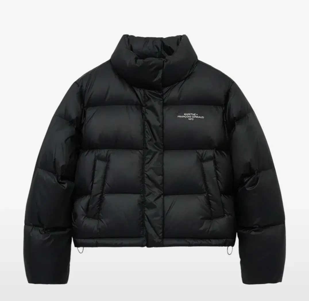 마리떼 W BASIC DUCK DOWN CROP PUFFER black