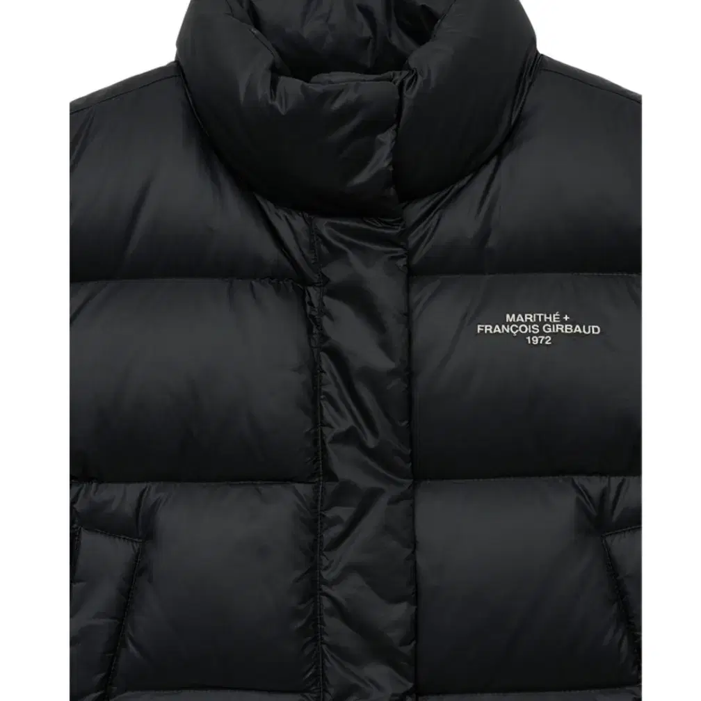 마리떼 W BASIC DUCK DOWN CROP PUFFER black