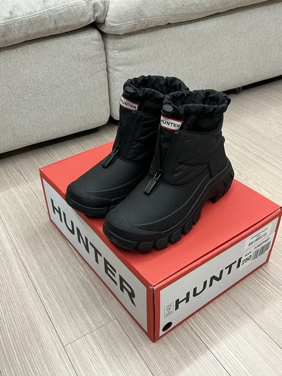 Hunter Winter Boots Interlude Ankle Zipper Snow Boots 240-245 (New Item)