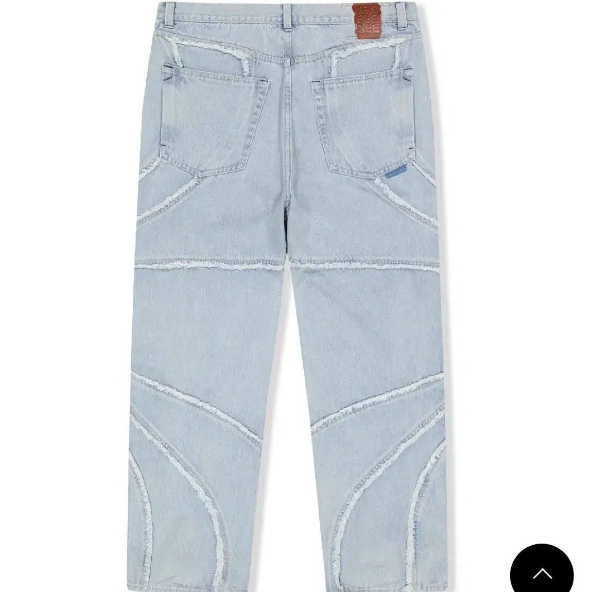 예스아이씨 데님팬츠 Spiral Cut-Off Denim Pants