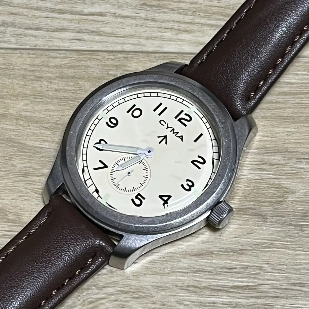 Cyma 씨마 빈티지 더티더즌 38mm 쿼츠 필드워치 툴워치 W.W.W