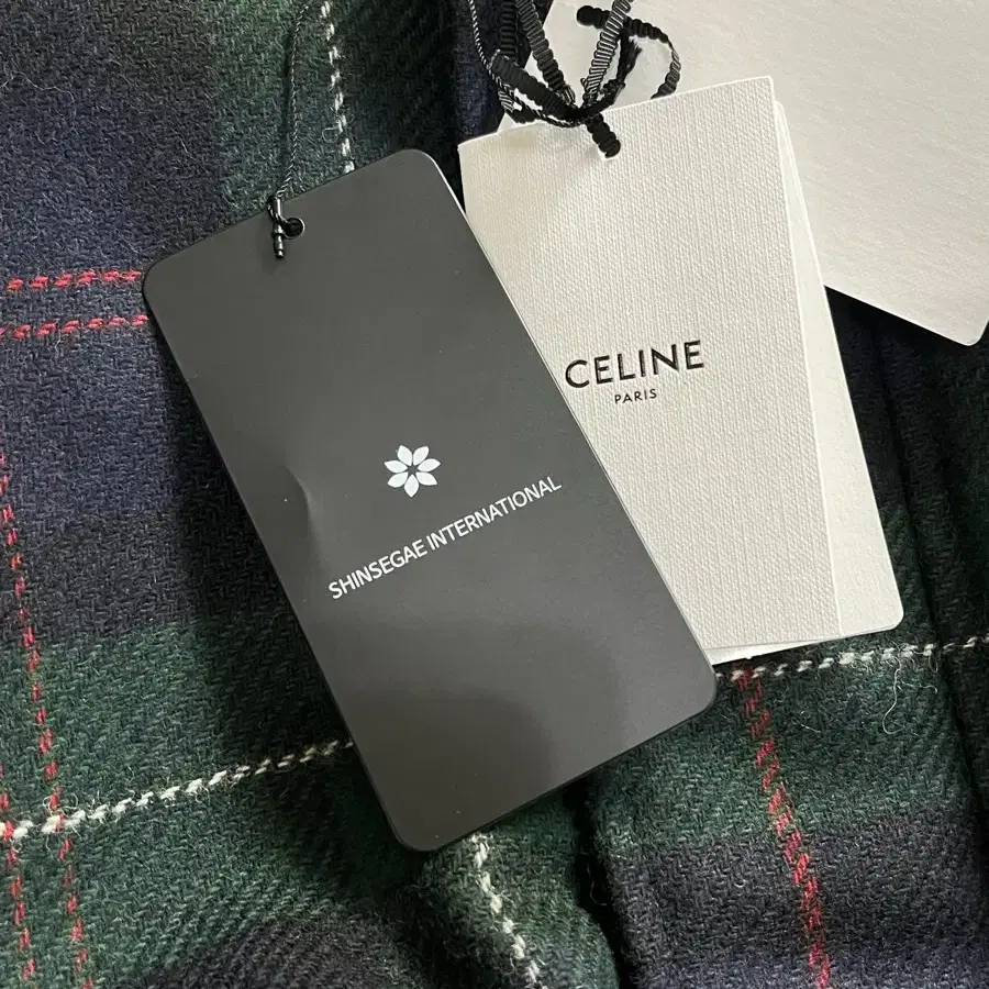 CELINE 셀린느 22-23 런웨이 컬렉션 울 체크 자켓