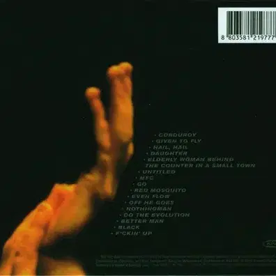 Pearl Jam - Live On Two (CD) 한국반98 EX++