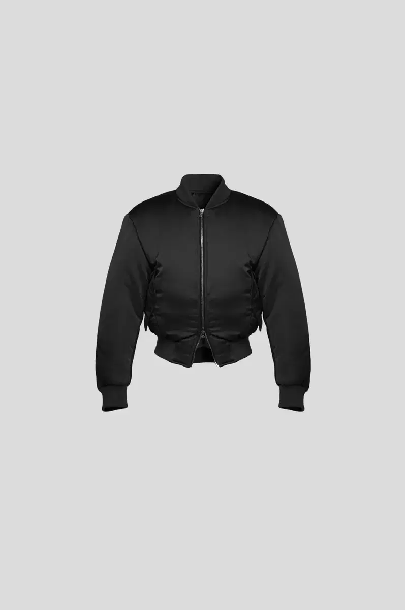 Vuja de Max stain pillow bomber jacket