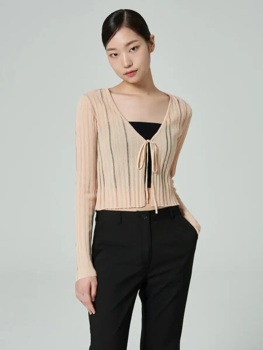 Eight Seconds Ribbed Slim Cardigan S