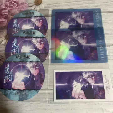 주술회전 고죠 사토루 세리아 코스터 클리어 파샤코코토 TOHO 애니메이션