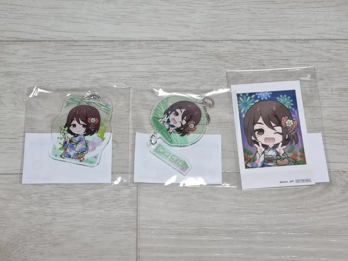 Zuu Rotation Marukuji yeoreum Summer Memory Matsuri Yukata Shoko Acrylic Key Holder