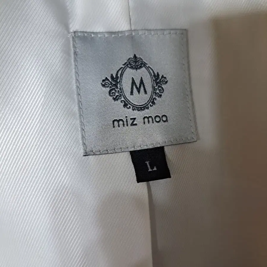 miz moo 체크 코트