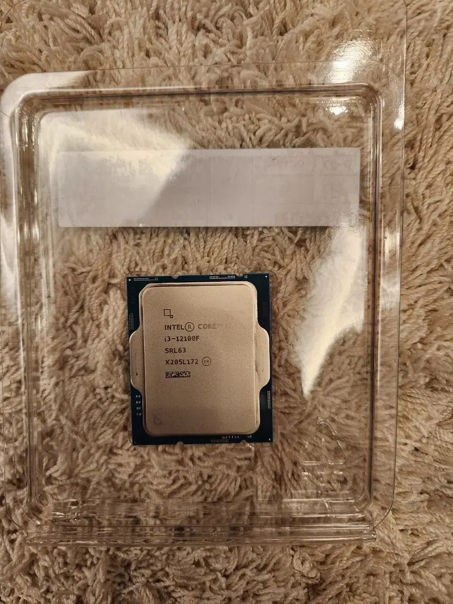 i3-12100F CPU 판매합니다.