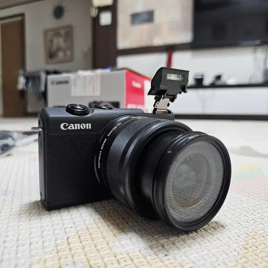 캐논 eos m200 카메라 + 15-45 렌즈