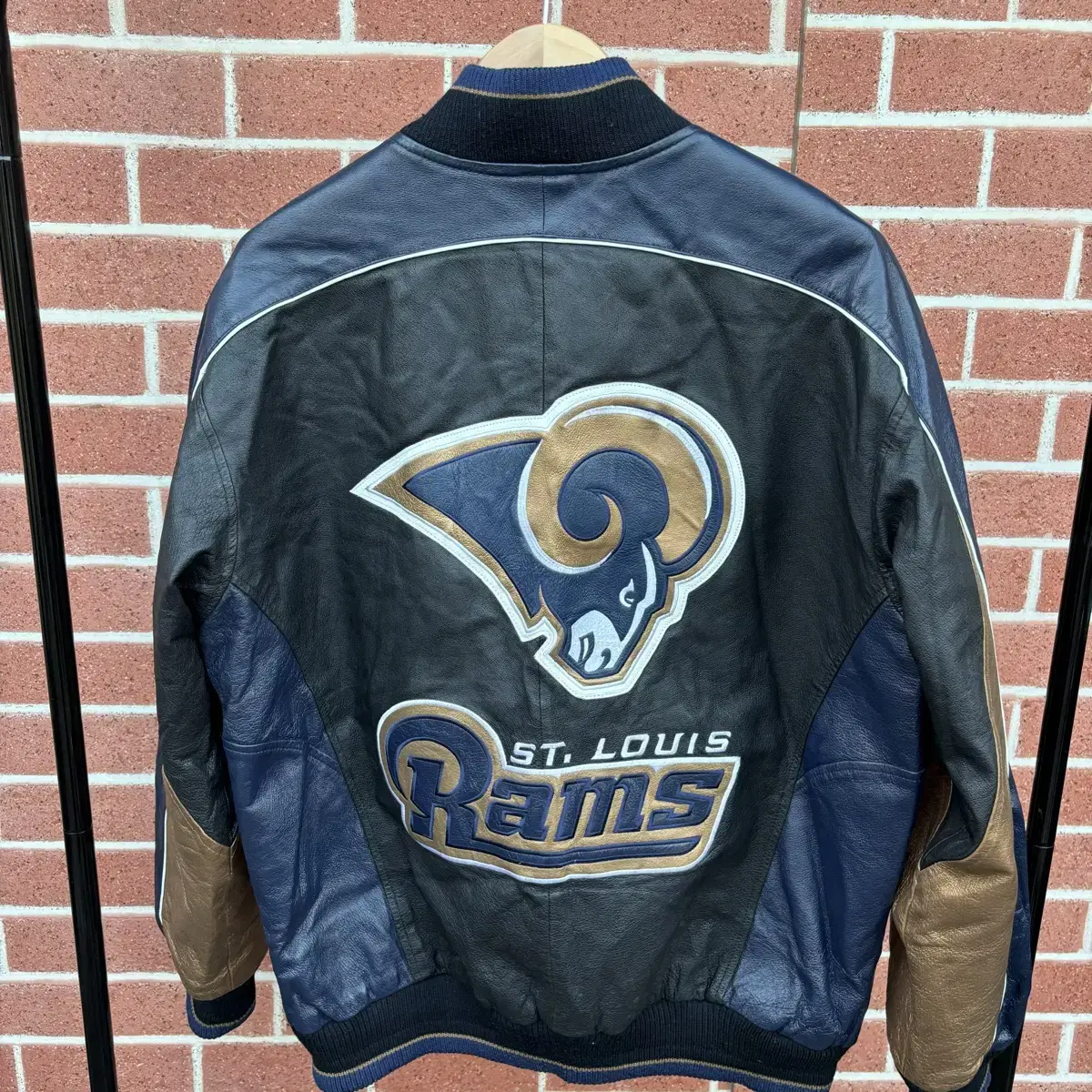 St Louis Rams 세인트 루이스 램스 올드스쿨 가죽자켓