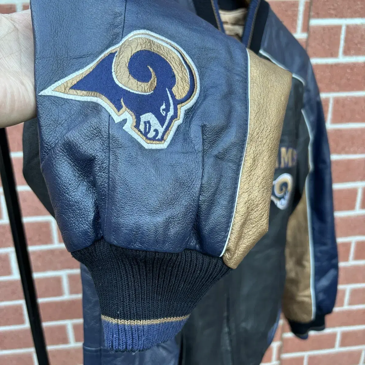 St Louis Rams 세인트 루이스 램스 올드스쿨 가죽자켓