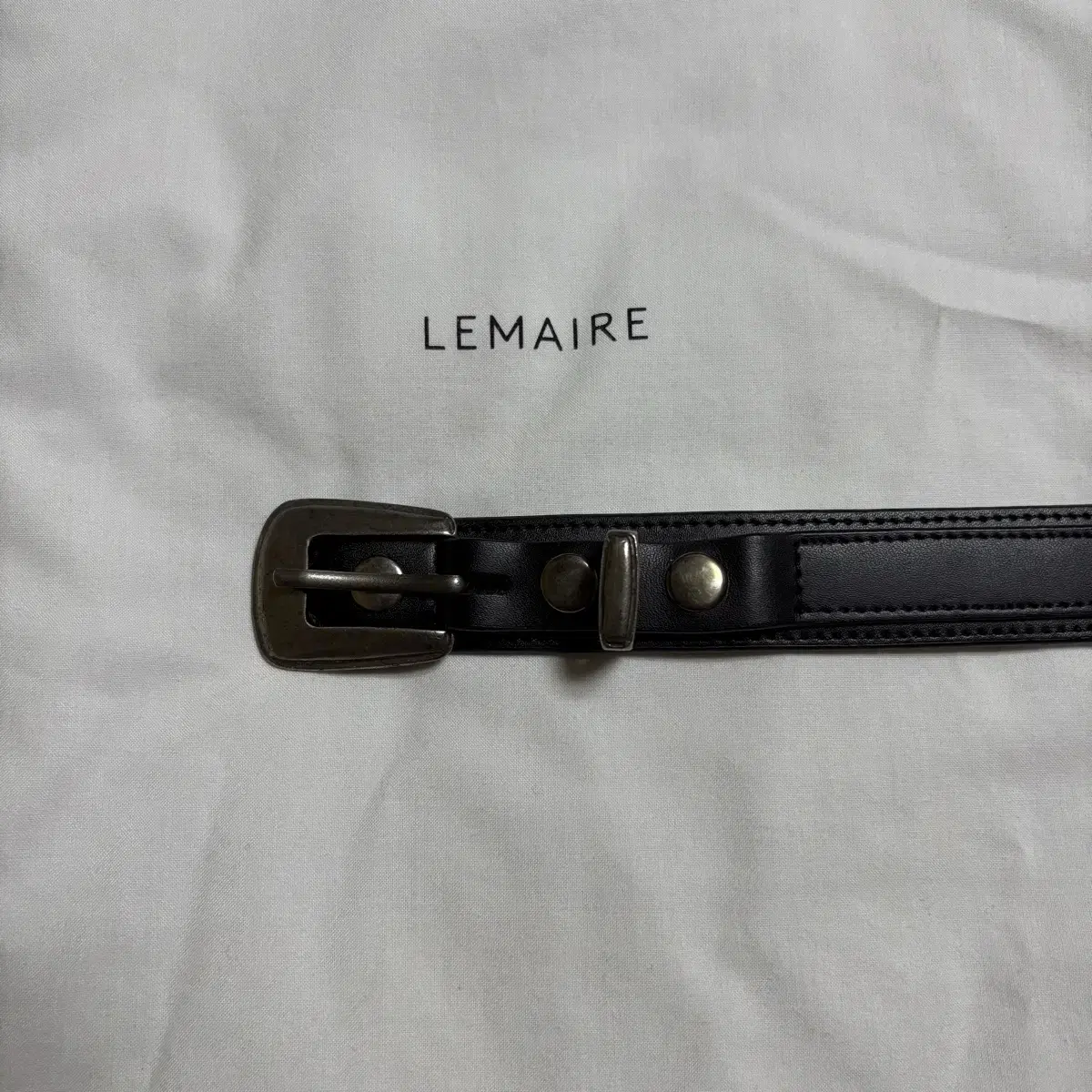 Lemaire 르메르 웨스턴 벨트 90 size