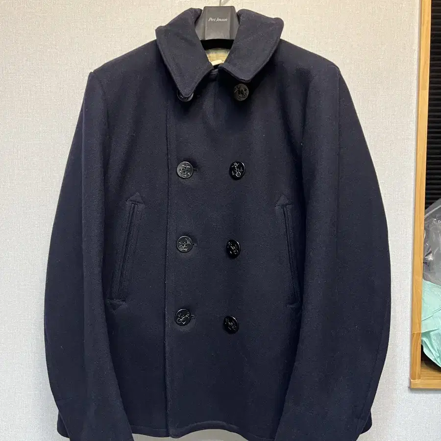 Rrl 피코트 네이비 XL