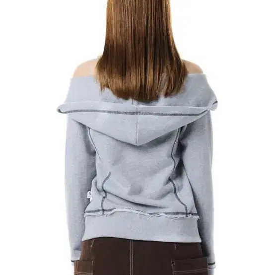 세릭 CR CUT OUT HOOD ZIP UP