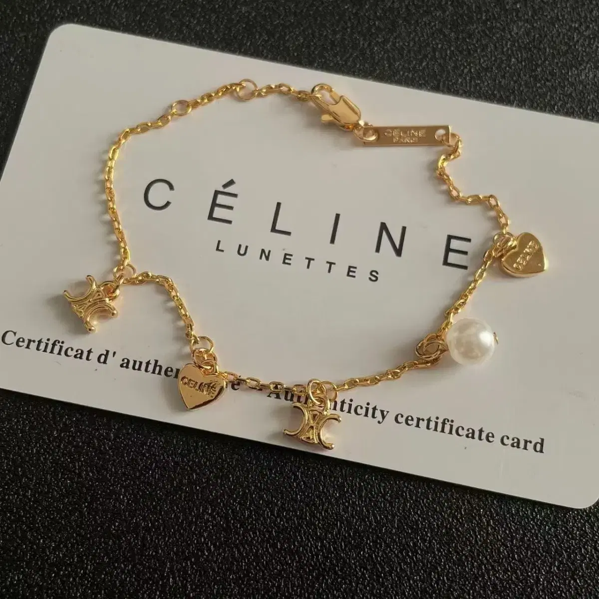 해외 구매 Celine 셀린느 팔찌 15cm