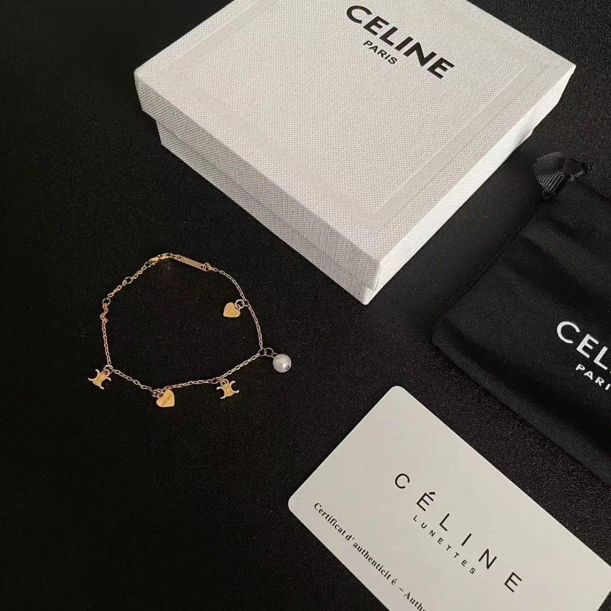 해외 구매 Celine 셀린느 팔찌 15cm